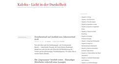 Desktop Screenshot of kaloku-lichtinderdunkelheit.com