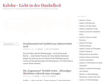 Tablet Screenshot of kaloku-lichtinderdunkelheit.com